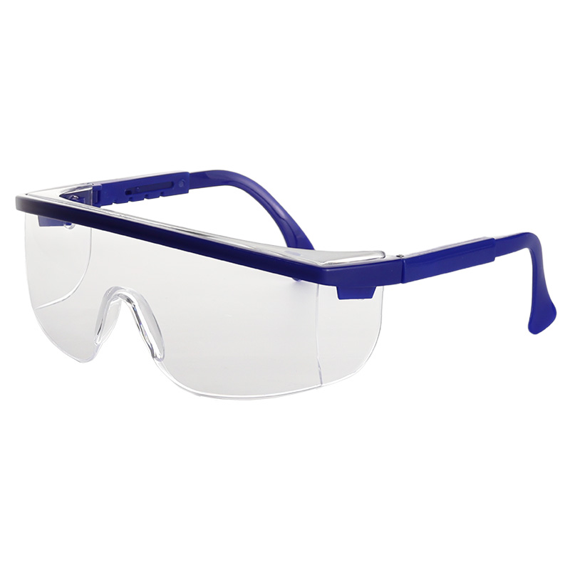 Safety Works Semi-Rimless Safety Glasses with Adjustable-Angle Frame and  Gray Lens - Protective Eyewear